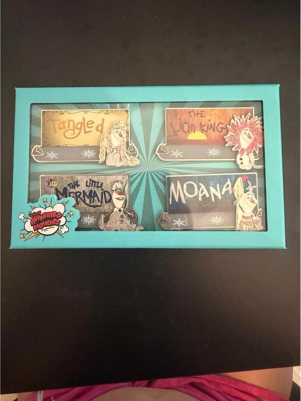 Disney Awkward Moments Character Boxed Pin Set Limited Release